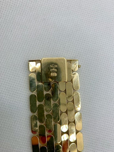 Bracelet Bracelet vintage en or jaune 18 ct, années 1970 58 Facettes