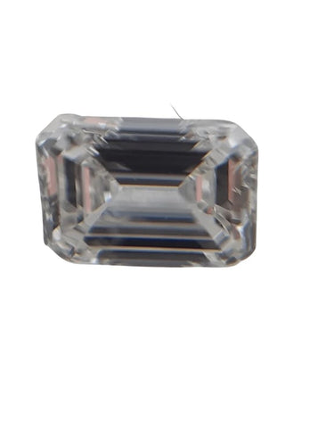 Gemstone Diamant GIA - Diamant taille émeraude 0,40 ct H VS2 58 Facettes