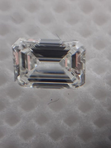 Gemstone Diamant GIA - Diamant taille émeraude 0,40 ct H VS2 58 Facettes