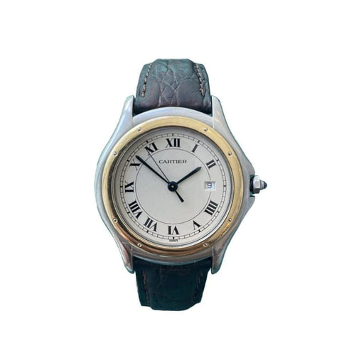 Montre Cartier Cougar - Montre femme en acier et or 58 Facettes