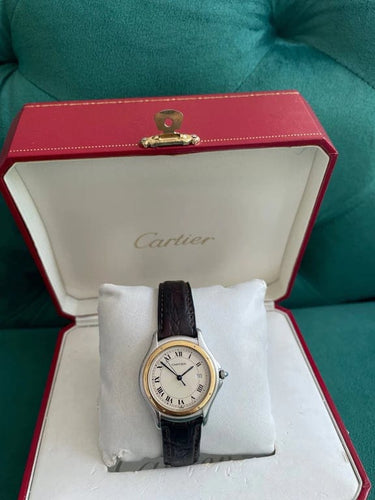Montre Cartier Cougar - Montre femme en acier et or 58 Facettes