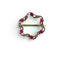 Broche Broche circulaire en or jaune et blanc, saphirs et diamants 58 Facettes