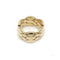 Bague 53 Cartier - Bague bandeau en or jaune 18k 58 Facettes