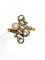 Art Nouveau ring with pearl and old-cut diamonds in 18k yellow gold 