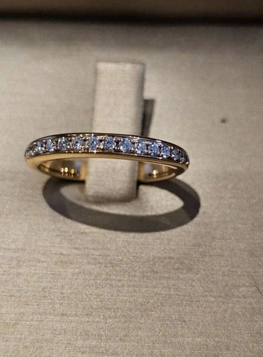 Bague 53 Hulchi Belluni - Alliance en or rose 18 ct et diamants 58 Facettes 96148s-RW