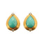 Boucles d'oreilles Repossi - Boucles d'oreilles en or 750, diamants et turquoise 58 Facettes