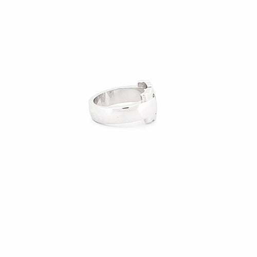 Bague 51 Cartier Double C - Bague en or blanc 58 Facettes 72650