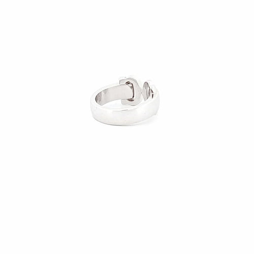 Bague 51 Cartier Double C - Bague en or blanc 58 Facettes 72650