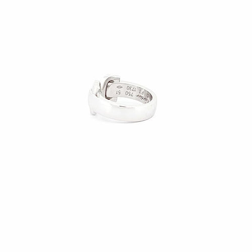 Bague 51 Cartier Double C - Bague en or blanc 58 Facettes 72650
