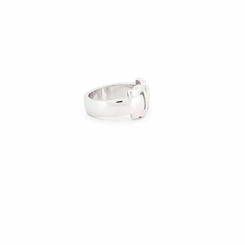 Bague 51 Cartier Double C - Bague en or blanc 58 Facettes 72650