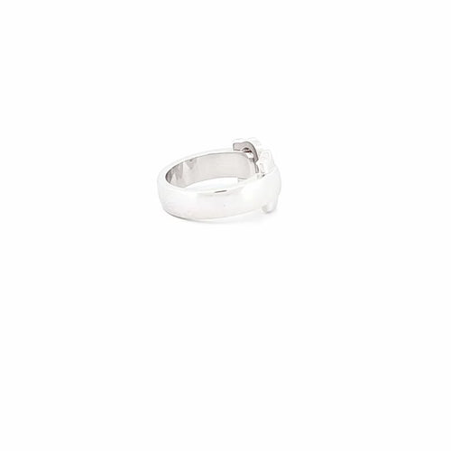 Bague 51 Cartier Double C - Bague en or blanc 58 Facettes 72650