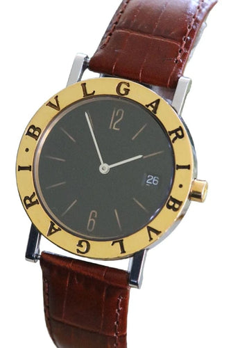 Montre Bulgari - Montre Bulgari-Bulgari BB-33 SGL en or 18 carats et acier 58 Facettes
