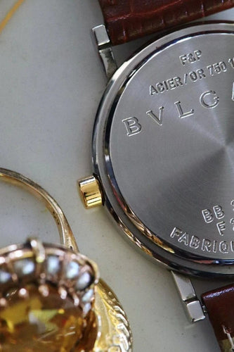 Montre Bulgari - Montre Bulgari-Bulgari BB-33 SGL en or 18 carats et acier 58 Facettes