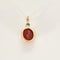 Pendentif Pendentif en or jaune 18 k au corail et diamant 58 Facettes