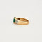 Bague 51 Sallier - Bague en or jaune 18 carats, émeraude et diamants 58 Facettes 2274279