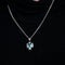 Pendentif Pendentif aigue-marine et diamants en or blanc 18 carats 58 Facettes 1664917