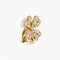 Boucles d'oreilles FRED - Clips d’oreilles Trèfle en or jaune 18K et diamants 58 Facettes