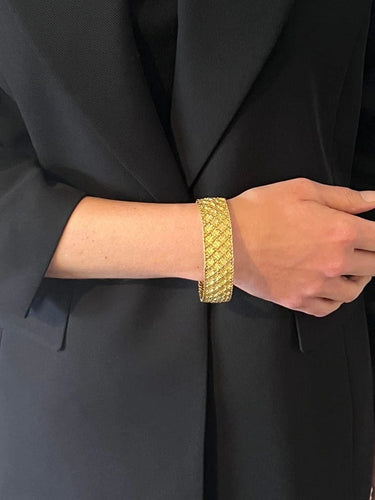 Bracelet Bracelet en or jaune 18 carats 58 Facettes 35