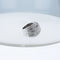 Bague 63 Bague en or blanc 18 carats et diamants 4,90 ct 58 Facettes 001.41527