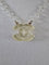 Collier Chanel Ice Cube - Collier vintage en métal doré et résine 58 Facettes