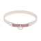 Bracelet Hermès - Bracelet Collier de chien en or blanc 18 ct et saphir rose 58 Facettes