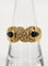 Bague 57.5 Bague jonc vintage en or jaune 18K avec saphirs et diamants 58 Facettes