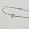 Bracelet Bracelet carré en or blanc 18 carats serti de diamants 58 Facettes