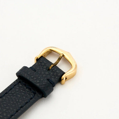 Montre Cartier Tank Must - Montre en argent 925 plaqué or, cadran noir laqué 58 Facettes