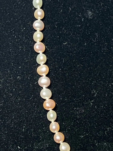 Collier Collier de perles de culture 45 cm avec fermoir en or jaune 58 Facettes