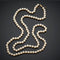 Collier Collier sautoir en perles de culture 102 cm, fermoir en or jaune 18 ct 58 Facettes