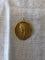 Pendentif Médaille religieuse Vierge Marie en or jaune 18 carats 58 Facettes PE3