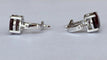 Boucles d'oreilles Boucles d’oreilles puces en or blanc 18 carats, rubis et diamants 58 Facettes