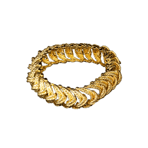 Bracelet Boucheron - Bracelet tressé en or jaune 58 Facettes A12