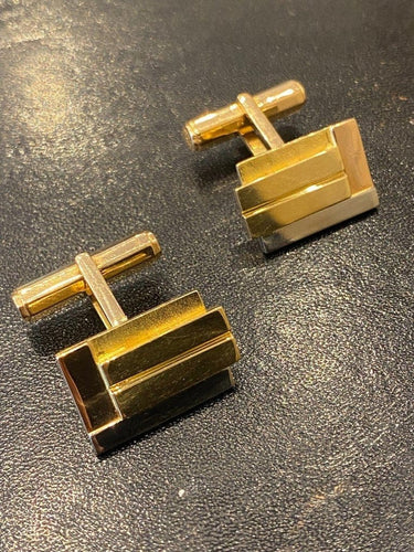 Boutons de manchette Jean Despres - Boutons de manchettes en or 58 Facettes
