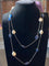 Collier Técla - Sautoir perles et saphirs en or blanc 58 Facettes