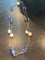 Collier Técla - Sautoir perles et saphirs en or blanc 58 Facettes