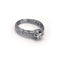 Bague 54 Bague de fiançailles en or blanc 18K et diamants naturels 58 Facettes UKA000082GM