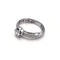 Bague 54 Bague de fiançailles en or blanc 18K et diamants naturels 58 Facettes UKA000082GM