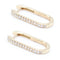 Boucles d'oreilles Boucles d’oreilles créoles - Diamants en or jaune 18 K 58 Facettes UKA000094FV