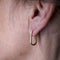 Boucles d'oreilles Boucles d’oreilles créoles - Diamants en or jaune 18 K 58 Facettes UKA000094FV