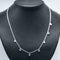 Collier BELL - Collier en or blanc 18K et topazes bleues 58 Facettes UKA000096FV