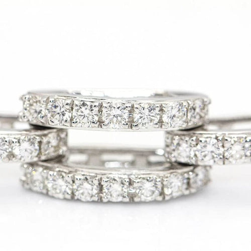 Bracelet CLASS - Bracelet à maillons en or blanc 18 ct et diamants 58 Facettes D359742LF