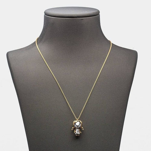 Collier BERTANI - Collier pendentif en or rose et or blanc 18 ct diamant 58 Facettes D359670LF