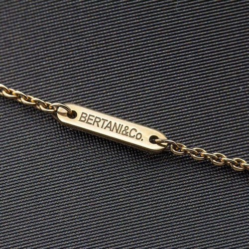 Collier BERTANI - Collier pendentif en or rose et or blanc 18 ct diamant 58 Facettes D359670LF