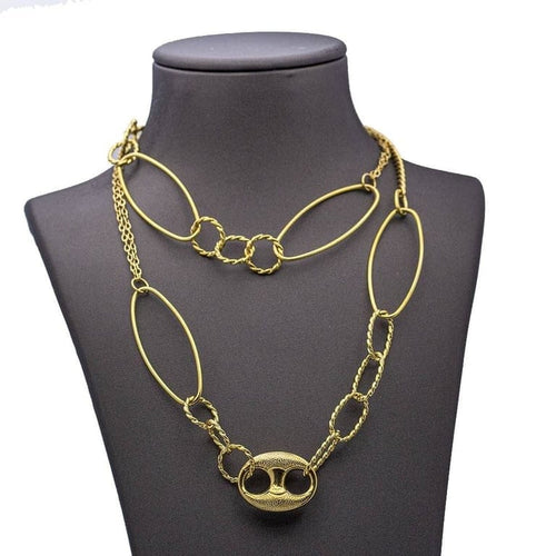 Collier Collier en or jaune 18 carats 80 cm 58 Facettes D359681LF