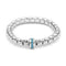 Bracelet Bracelet design italien en or blanc 18 carats et saphirs 58 Facettes D359662LF