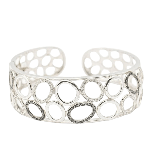 Bracelet Bracelet en or blanc 18 ct avec diamants 58 Facettes D359738LF