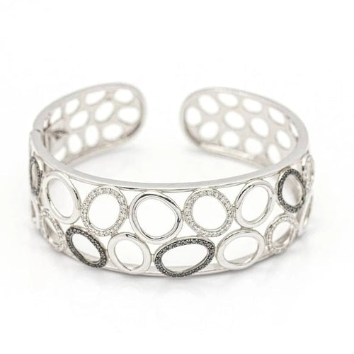 Bracelet Bracelet en or blanc 18 ct avec diamants 58 Facettes D359738LF