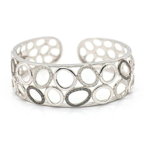Bracelet Bracelet en or blanc 18 ct avec diamants 58 Facettes D359738LF