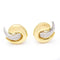 Boucles d'oreilles Boucles d'oreilles en deux ors 18 carats et diamants 58 Facettes D359882JC